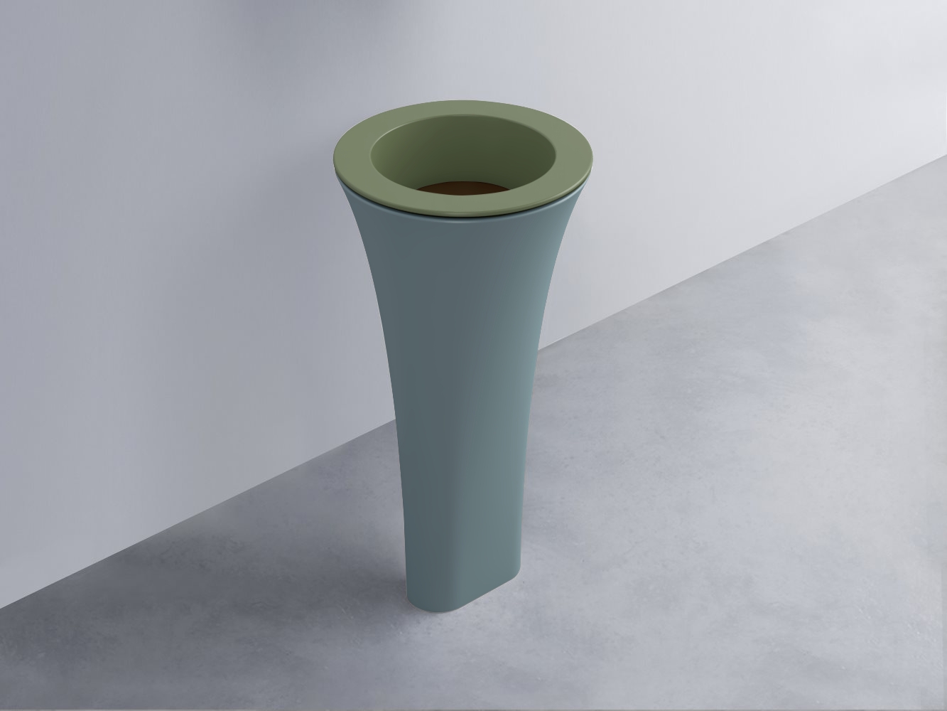 AMLA45-AG+AMPILT-CA+AMCOLT-PL Раковина Amedeo Tondo отдельностоящая cielo Enjoy + Amedeo Ceramica Cielo