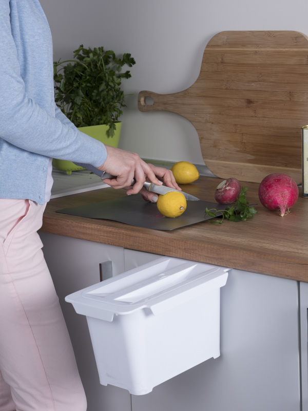 Контейнер для мусора на дверцу Eta 5 White NAVAKO 10057 - Вид №4