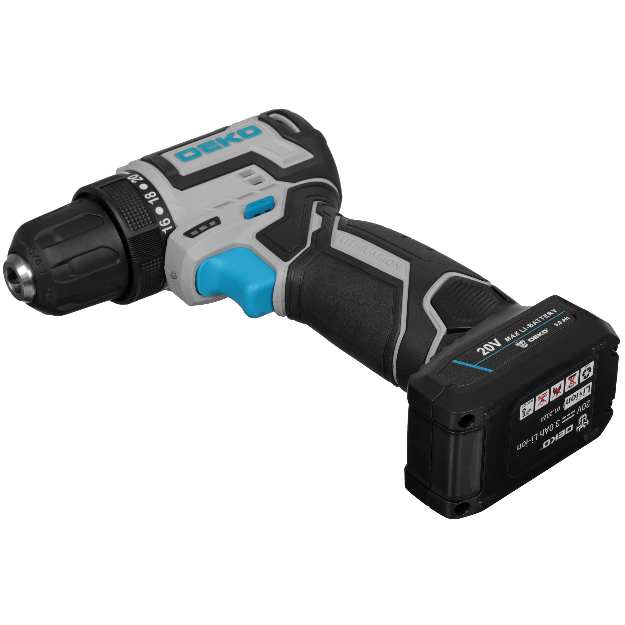 Дрель-шуруповерт DEKO Loner 20V ONE 5474673 STDN-0149369 - Вид №7