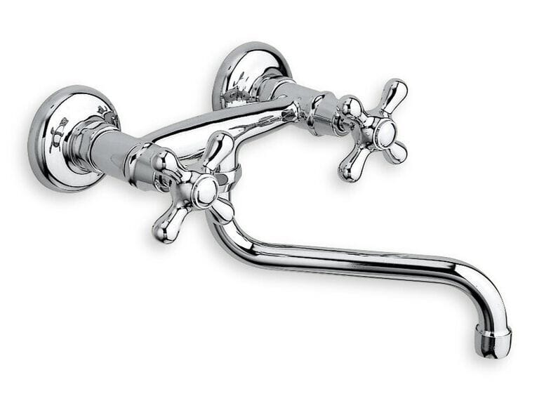 Настенный кухонный кран с поворотным изливом CRISTINA Rubinetterie кухня-классическая коллекция ARCH-00018978