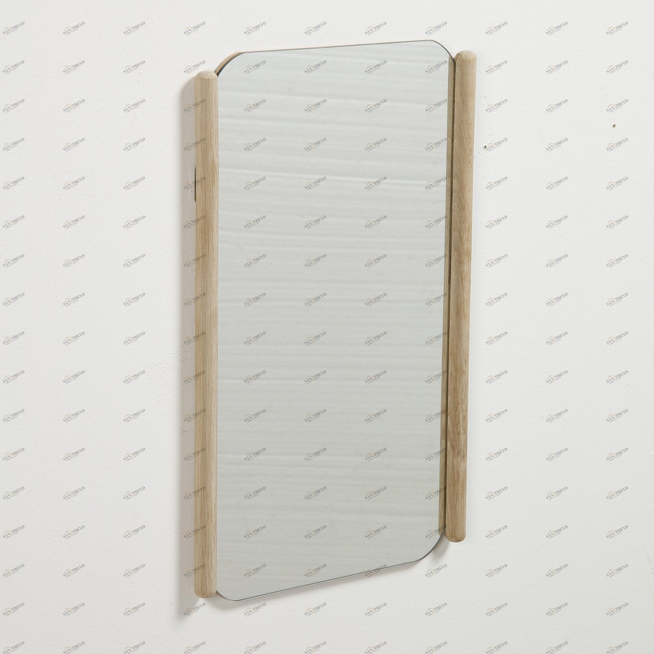 Зеркало прямоугольное настенное бежевое Natane малое от La Forma LA FORMA NATANE 342908 