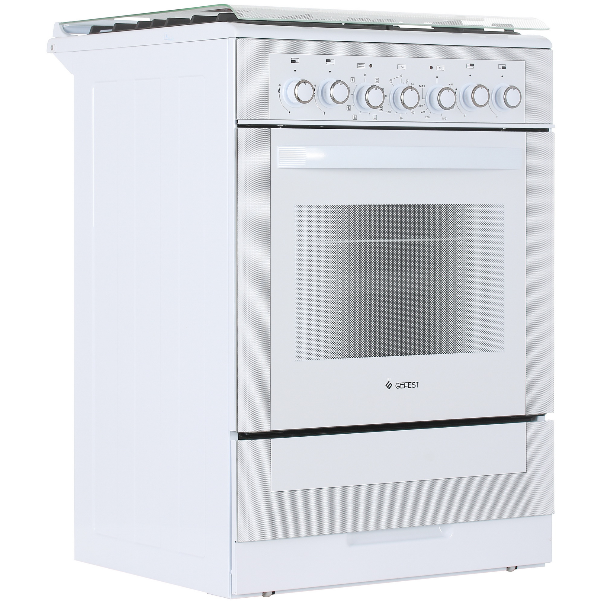 9904999 Комбинированная плита Gefest ПГЭ 6302-03 0040 белый STDN-0125404 - Вид №1