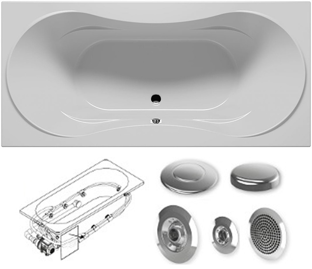 BA5500500000000_hit1 Ванна Riho Supreme Santreyd - Вид №2