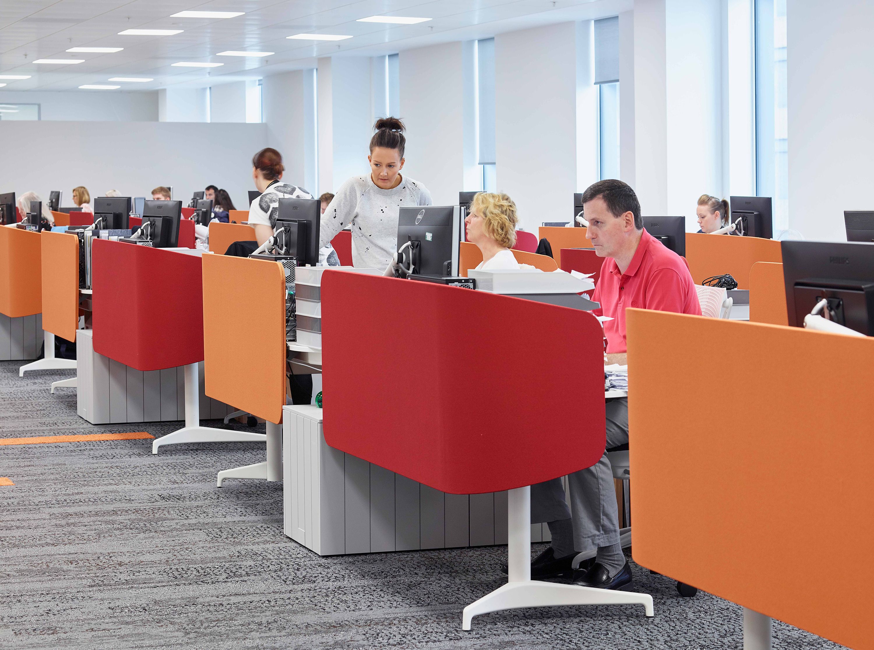 Секционный стол с регулируемой высотой и встроенной полкой Herman Miller местный ARCH-00031861 - Вид №4