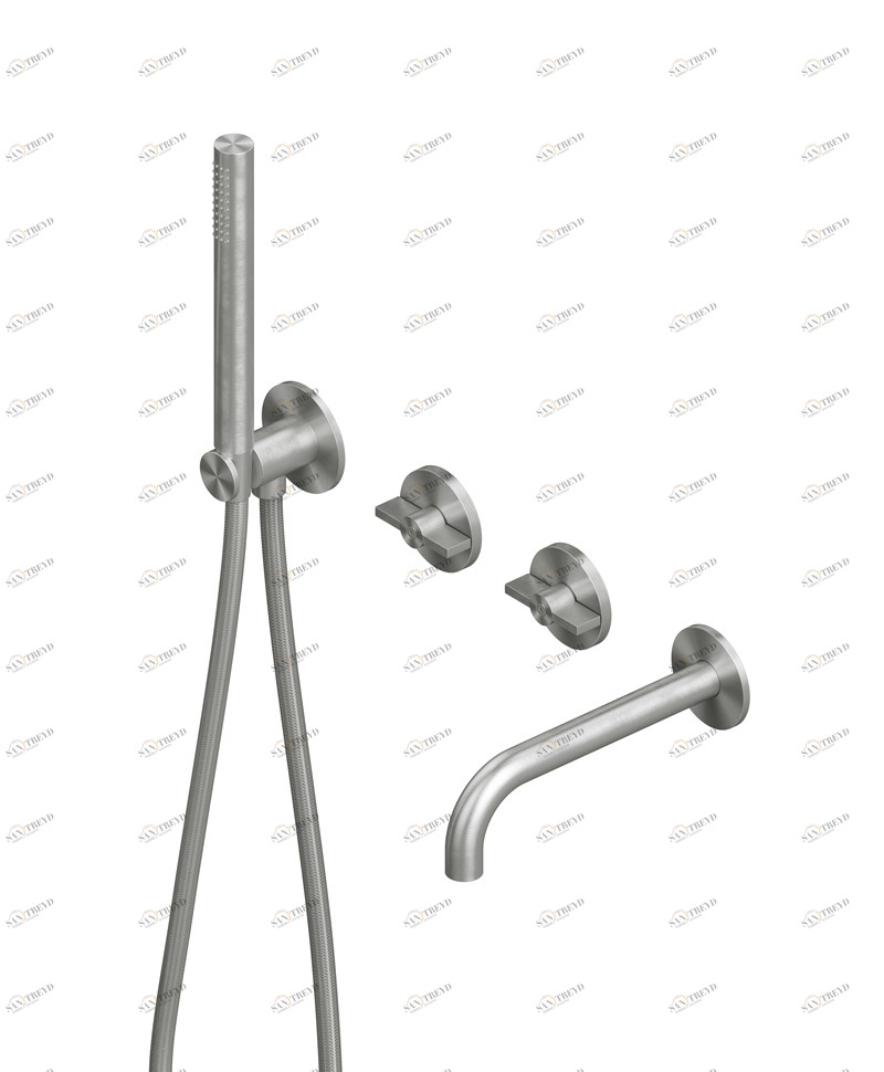 Valvola01. 19 69. Настенный смеситель Fo Quadrodesign