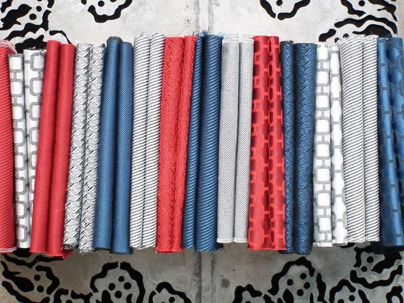 l'Opificio Однотонная огнестойкая жаккардовая ткань Urbana sun-id-1382059 - Вид №2