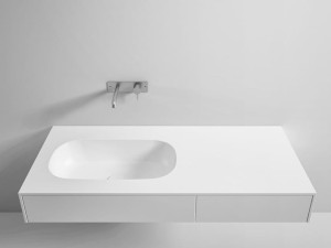 Подвесная раковина Corian® с ящиками