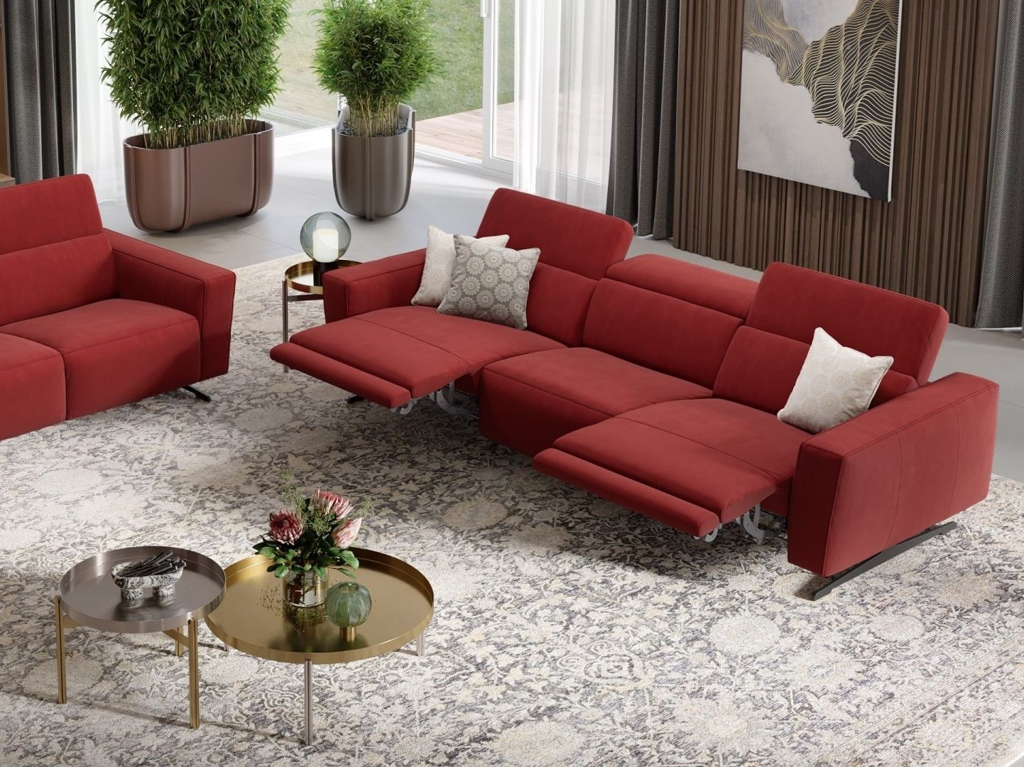 3-местный тканевый диван Sofanella ALESSO XXL ARCH-00048691 - Вид №3