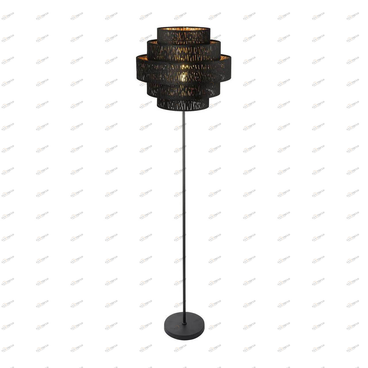 Торшер с абажуром 164х45 см черный Tuxon 15264S2 GLOBO TUXON 00-3889464 Черный Ceramica Globo 