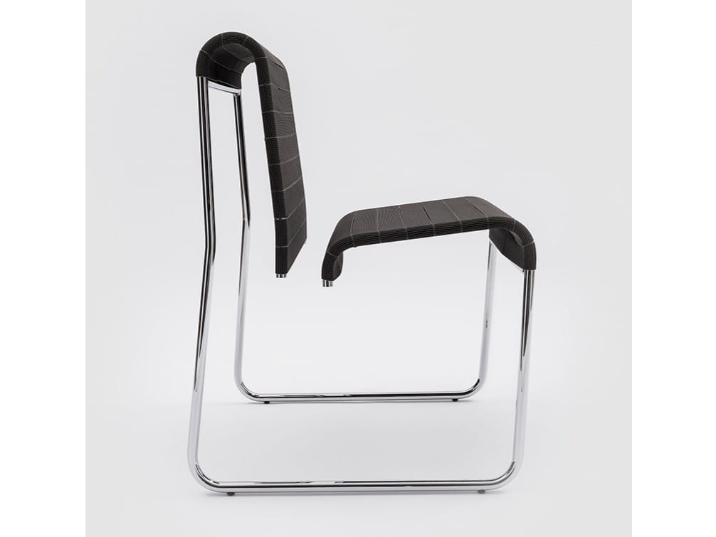 Хромированный и полипропиленовый металлический стул Danese Milano Farallon ARCH-00087358 - Вид №1