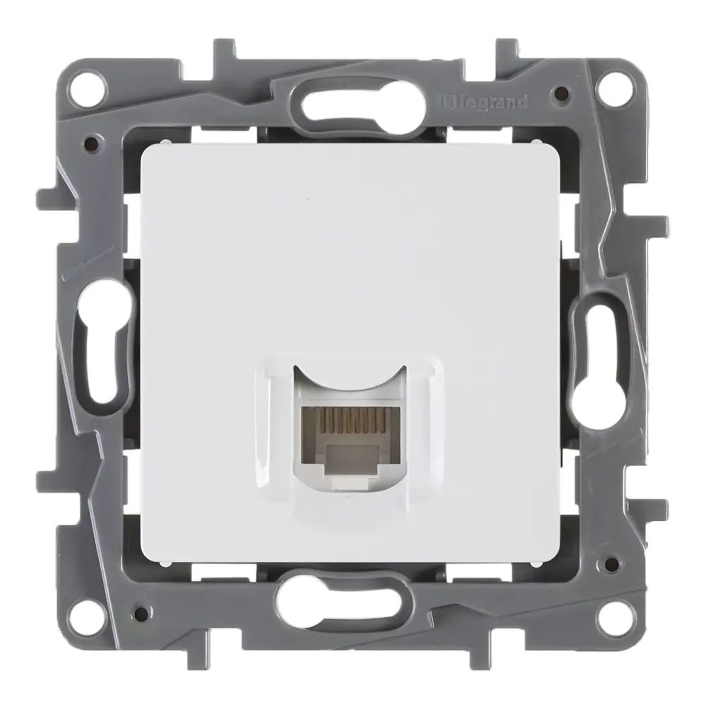 Компьютерная розетка Legrand Etika RJ45 для скрытого монтажа 17356249 STLM-1544769