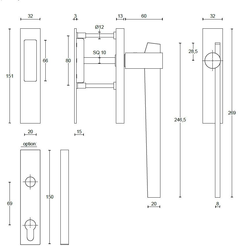 Formani Ручка из нержавеющей стали Tense Bb230 - Вид №4