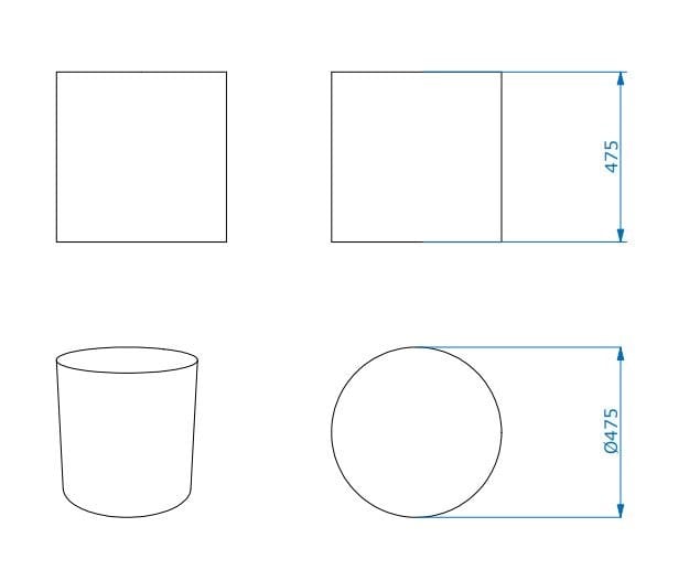 Pouf rotondo in QM Foam per contract Quinze & Milan RONDO ARCH-00140139 - Вид №6