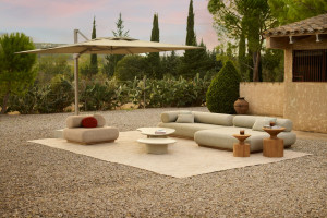 3-местный тканевый садовый диван