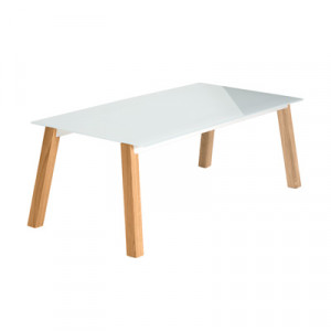 087883 Столик Дуб/стеклянный топ Capdell Able