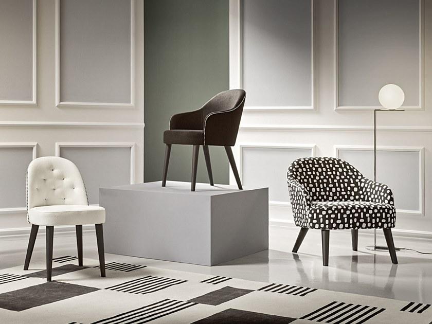 Very Wood Кресло из ткани с подлокотниками Carmen sun-id-1485656 - Вид №1