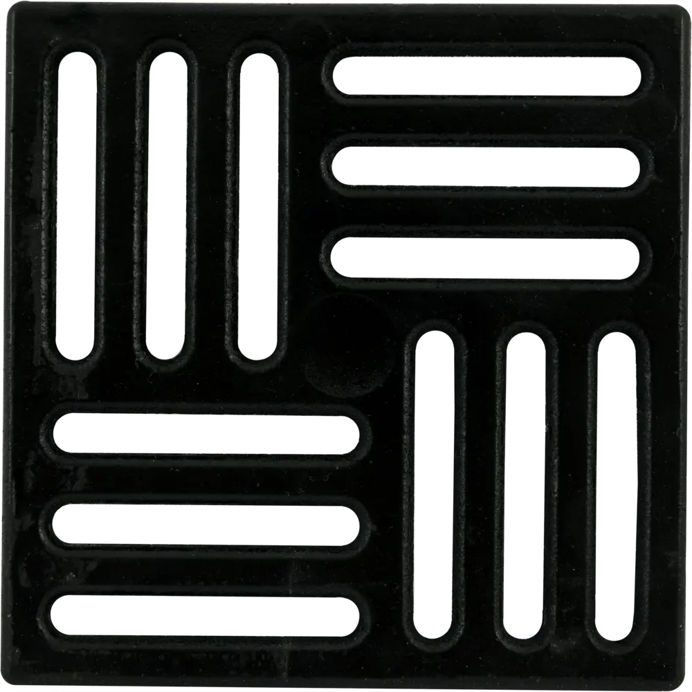 Душевой трап АНИ Пласт с сухим затвором и чугунной решеткой 15×15 см 82494718 STLM-0028645 - Вид №1