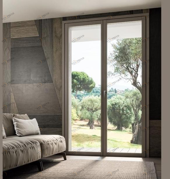 COCIF Распашная дверь патио с термическим разделением из алюминия и дерева Invisible sun-id-1367698