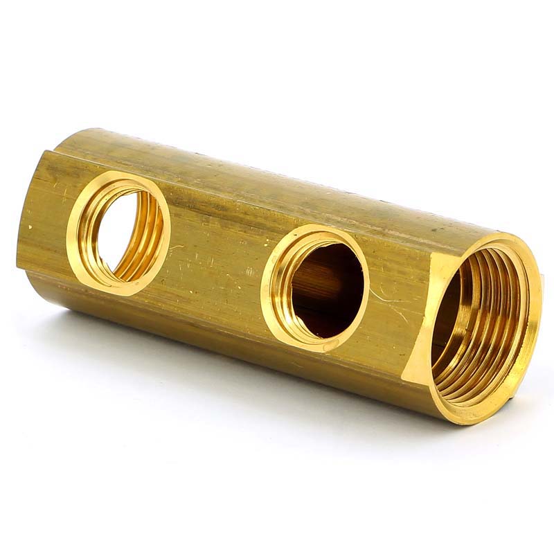 Коллектор ВВ 1" магистральный TIEMME 2 выхода 1/2"В 50мм 1970011 - Вид №3