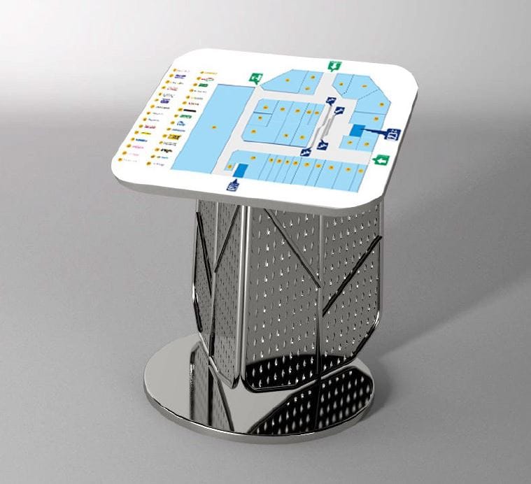 Оцинкованный лист общественного пространства пюпитр Viscio Urban Design зеленый ARCH-00144624 - Вид №1