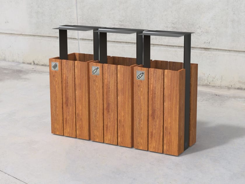 Деревянная корзина для мусора с крышкой SIT Wade ARCH-00019671