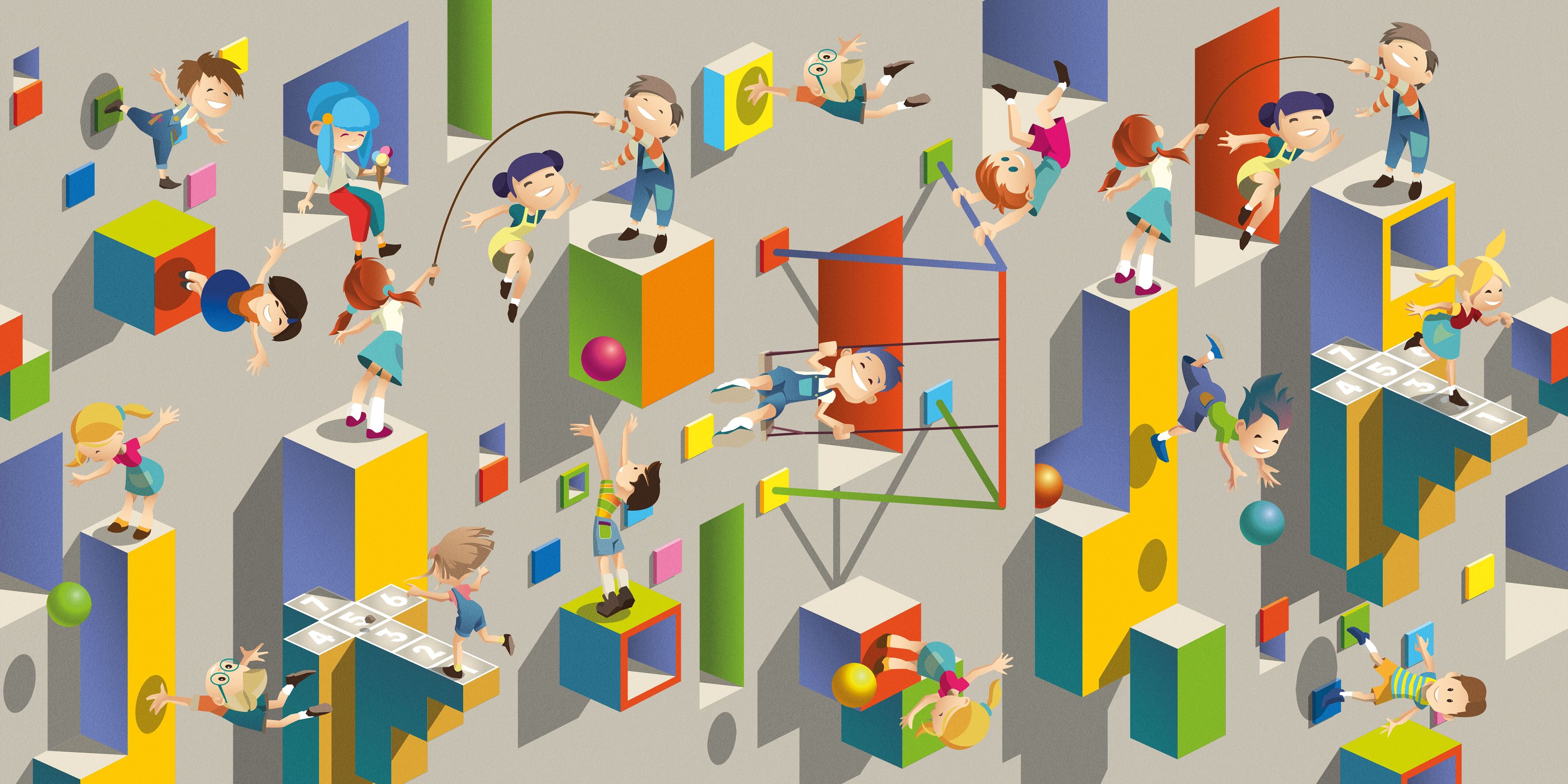 Цифровые печатные обои для детей Inkiostro Bianco Inkids ARCH-00085074 - Вид №1