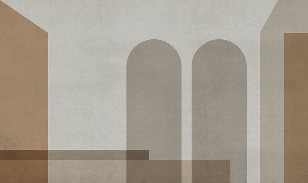 Моющиеся обои N.O.W. Edizioni GEOMETRIC / PIAZZA ITALIA ARCH-00001508 - Вид №2