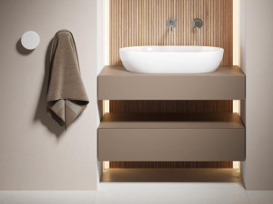 Подвесная консоль для умывальника с ящиками