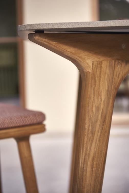 MNST965 Обеденный стол teak nero 264см x 118см Manutti Torsa - Вид №7