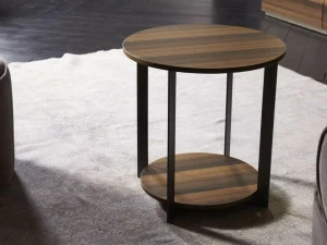 EmmeBi Круглый деревянный журнальный столик