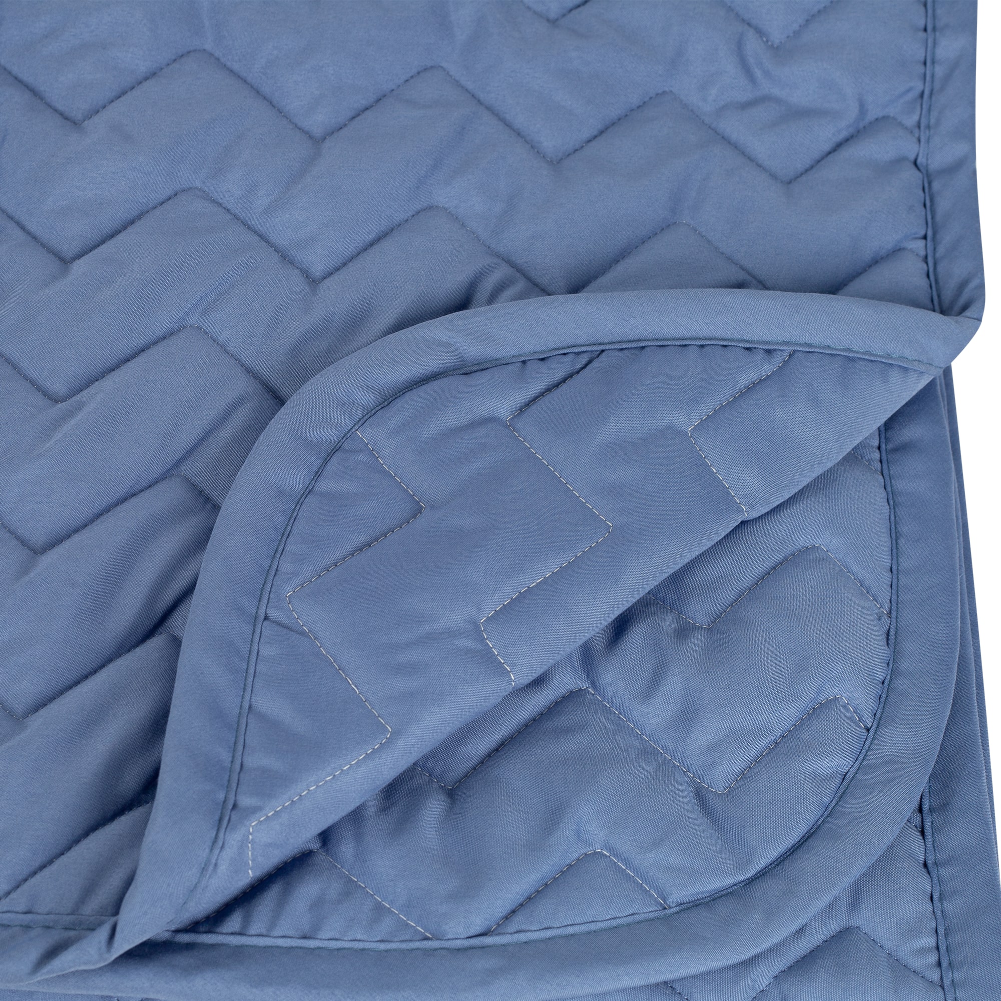 82118775 Покрывало, 160х200 см, полиэстер, цвет синий Santreyd  - Вид №2