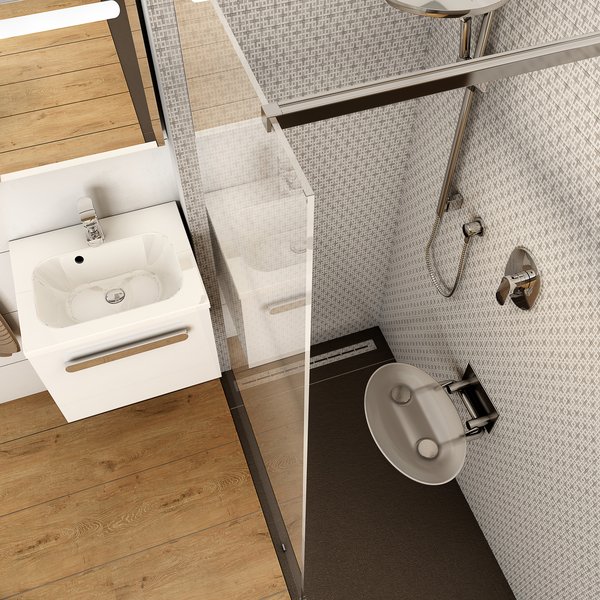 Универсальное сиденье для душа OVO-P-OPAL/BLACK Ravak B8F0000043 - Вид №9