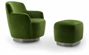 Bodema Вращающееся кресло из ткани с подлокотниками