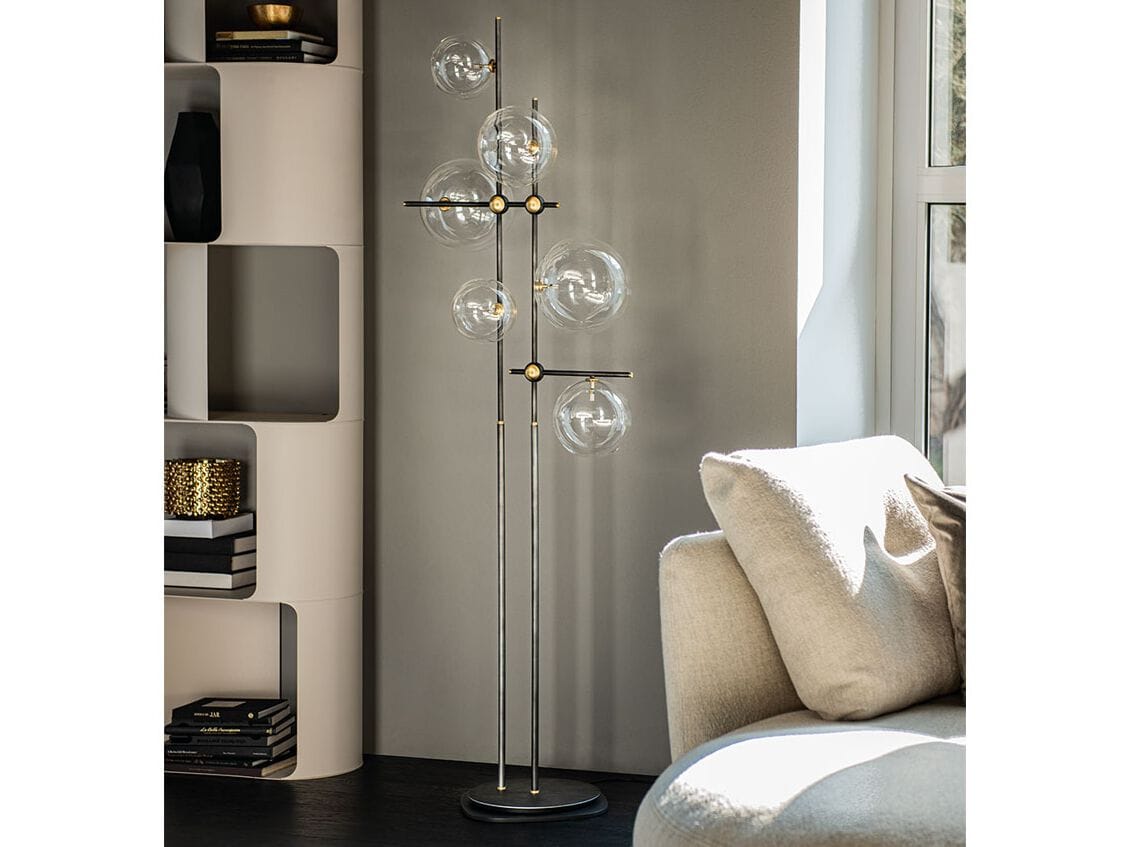 Светодиодная напольная лампа из стали и стекла Cattelan italia BLOOM ARCH-00093212 - Вид №1