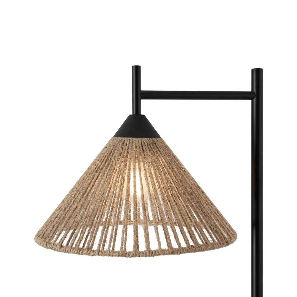 Торшер Freya Fils с плетеным абажуром в скандинавском стиле 89426765 STLM-1576200 - Вид №3