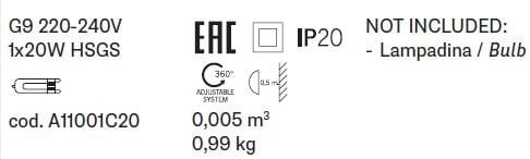 Регулируемая настольная лампа из хромированного металла Fabbian Beluga White ARCH-00078943 - Вид №3