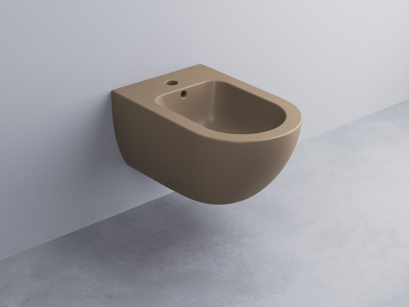 EJBS-AN Биде подвесное с одним отверстием под смеситель, в комплекте с крепежами Enjoy 53 cielo Enjoy + Amedeo Ceramica Cielo