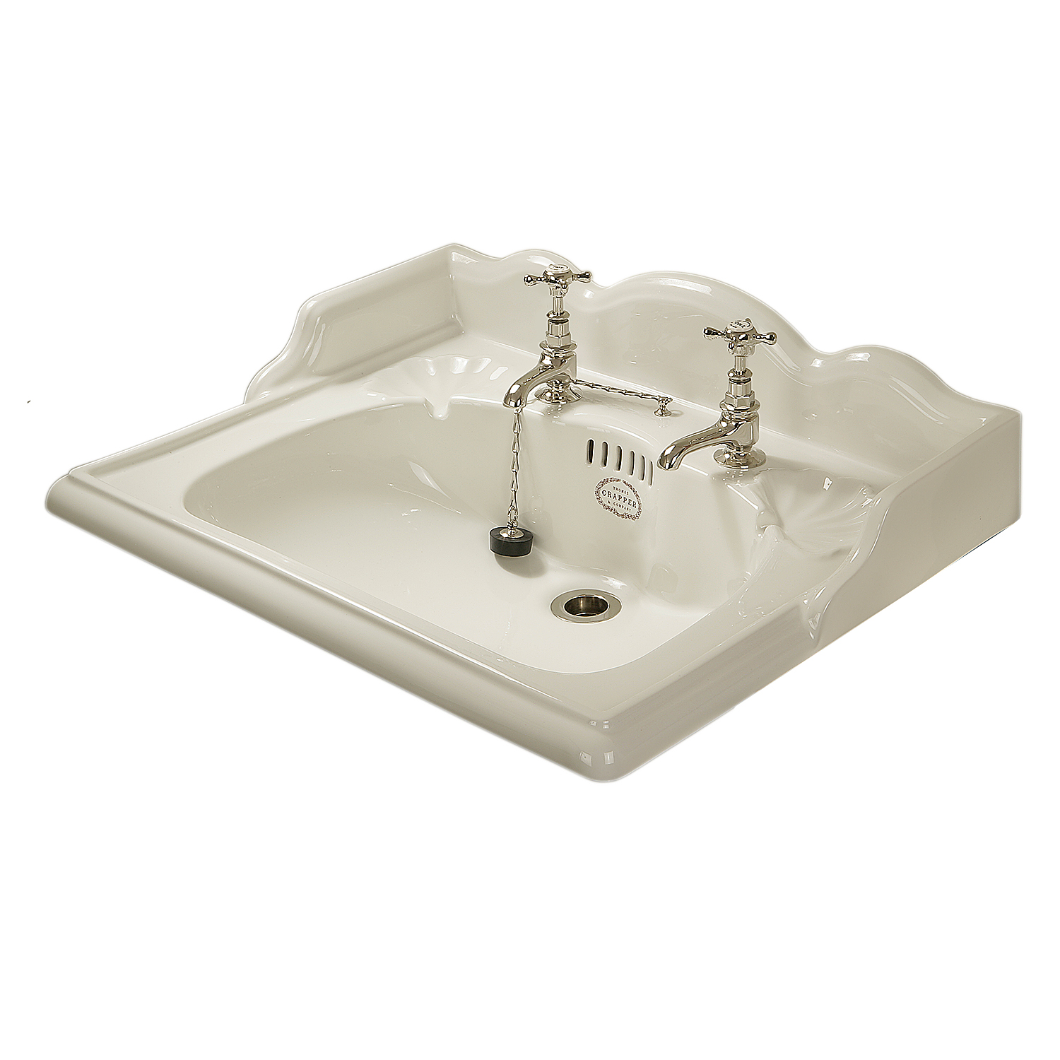 TCMB402S Раковина с двумя летками 560 мм Marlborough Thomas Crapper  - Вид №2