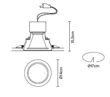 Утопленный потолочный светильник Fabbian Tools ARCH-00039128 - Вид №3