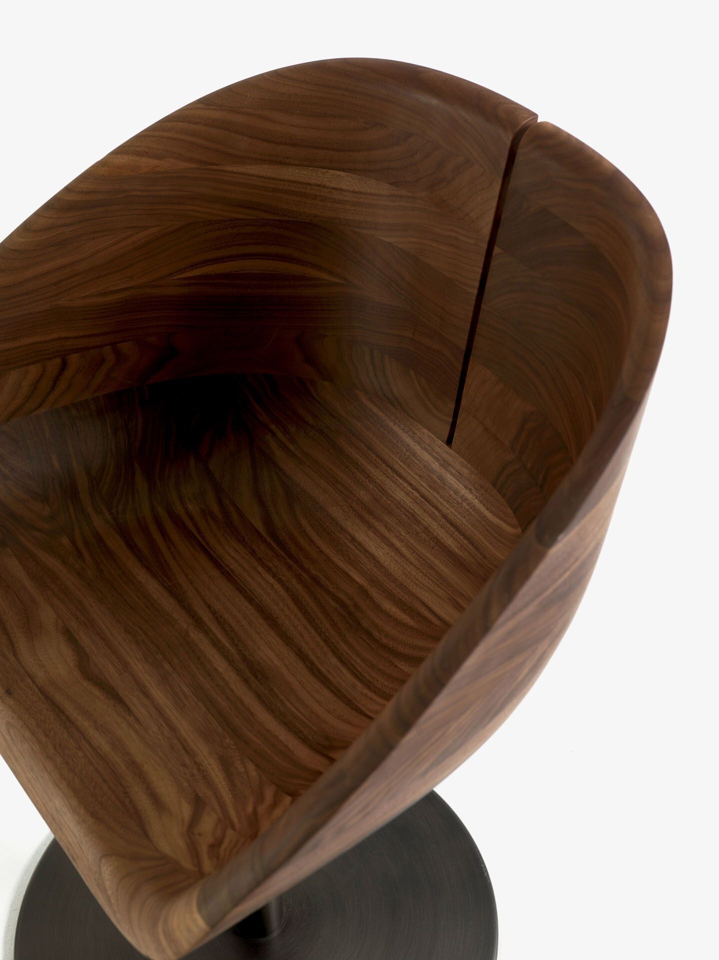 Твердый деревянный поворотный стул с подлокотниками Riva 1920 GIOCONDA ARCH-00152226 - Вид №1