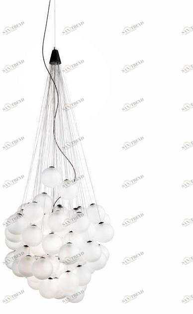 LUCEPLAN Светодиодная подвесная лампа из дутого стекла sun-id-1438717