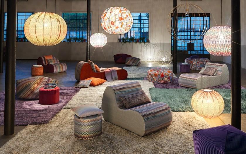 MissoniHome Шезлонг из мягкой ткани Virgola sun-id-1397179 - Вид №3