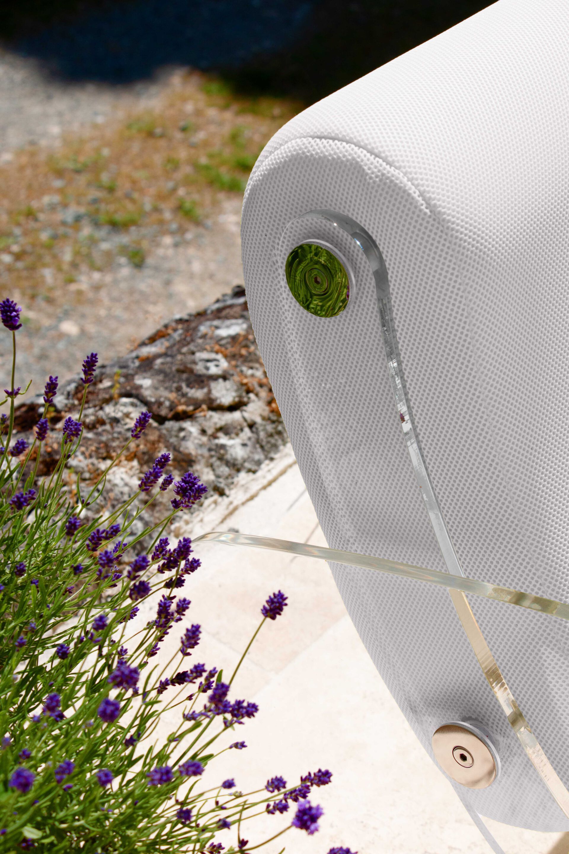 Кресло из ПММА и ткани с подлокотниками KUUMO MW03 ARCH-00004437 - Вид №3