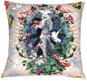 LELIEVRE Квадратная подушка из полиэстера Jean paul gaultier - angelots