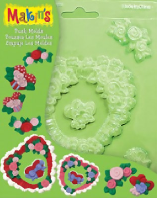39004 Формочки для литья Сердца Makin`s 
