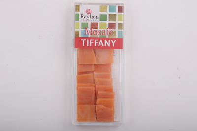 1451234 Мозаика № 4 мраморная 15 х 15 мм 40 г СК оранжевый Rayher 