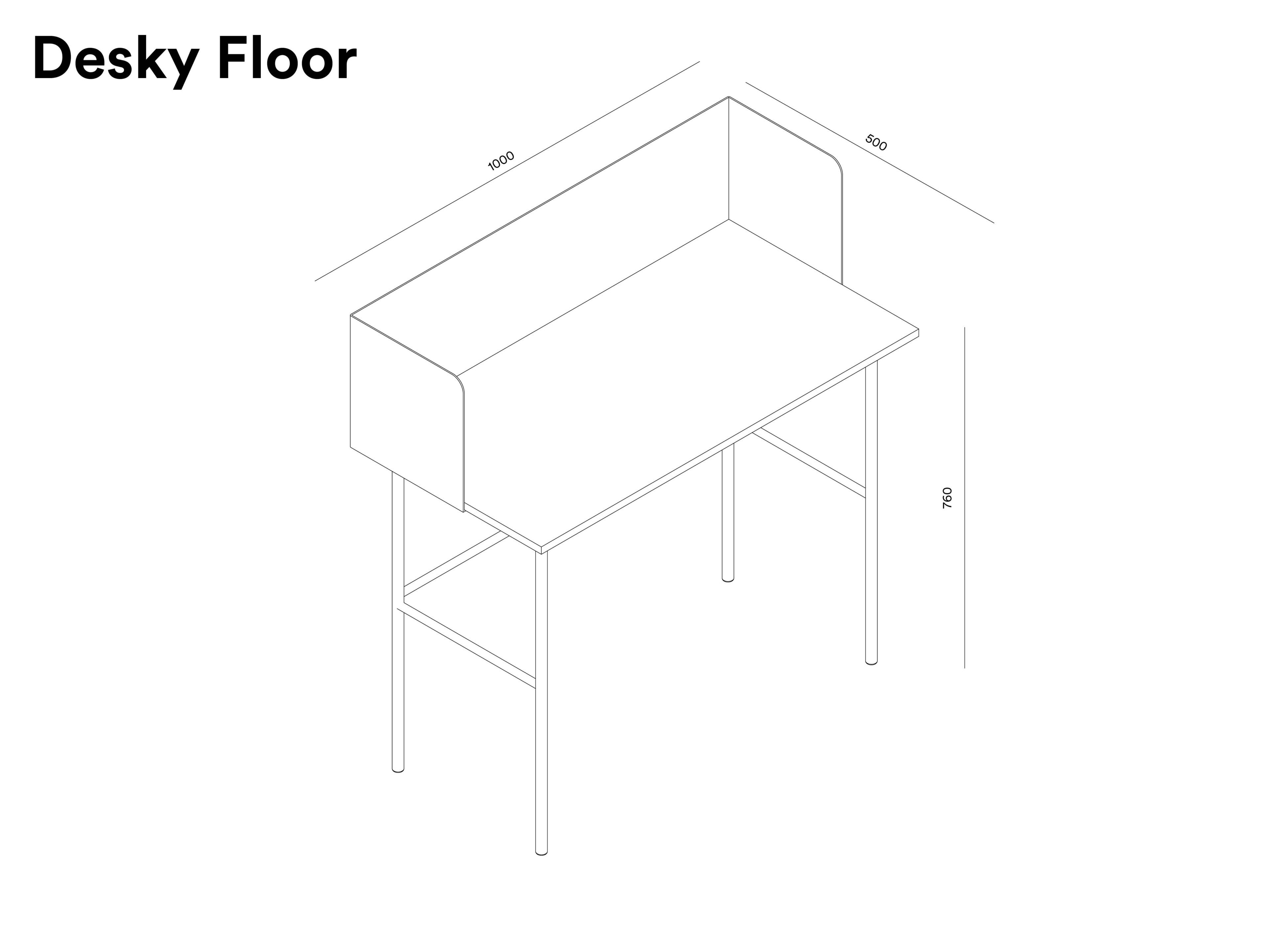 Письменный стол D-SEGNO DESKY FLOOR ARCH-00022583 - Вид №9