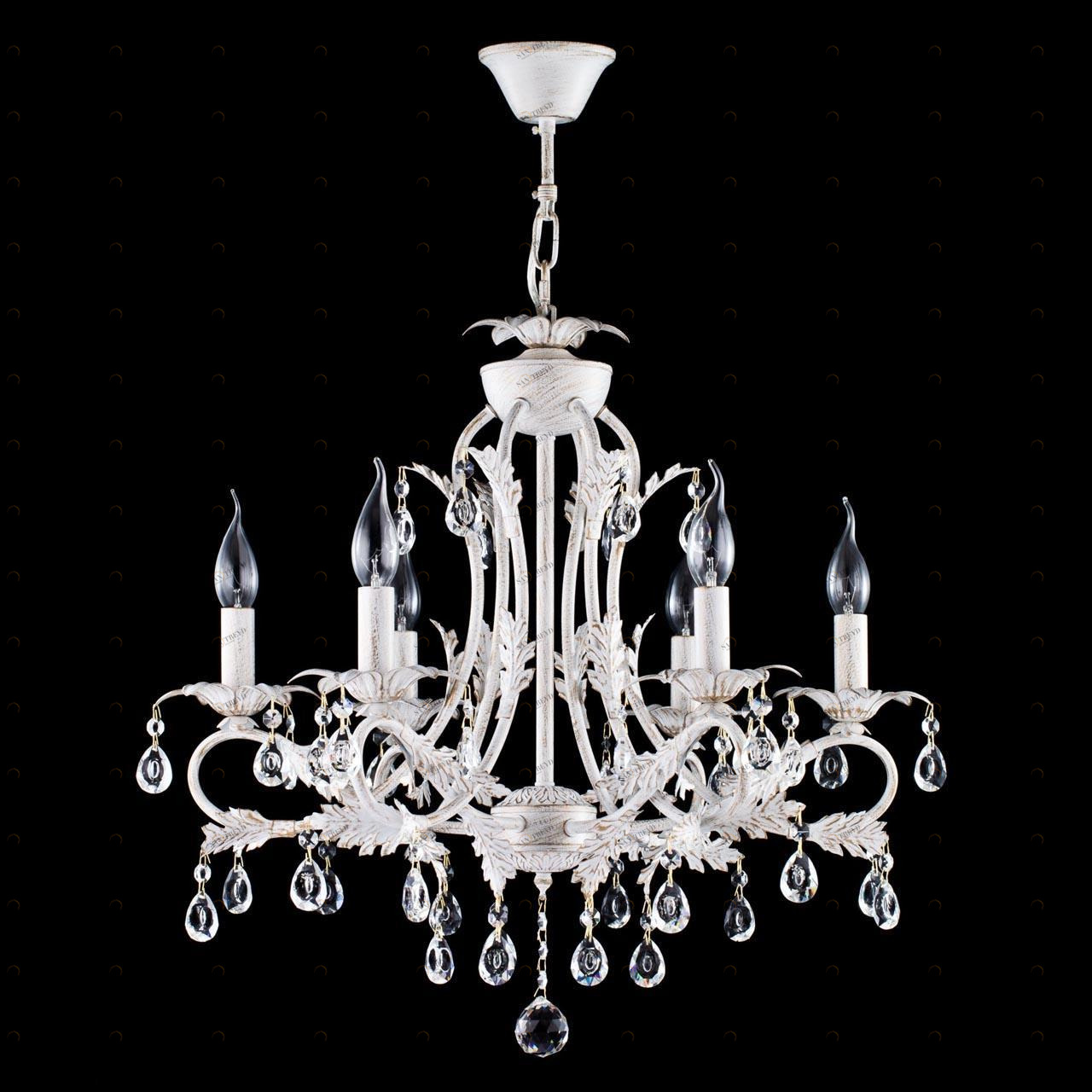 Подвесная люстра Freya Dezi FR3040-PL-06-WG FREYA ДИЗАЙНЕРСКИЕ, DEZI 186108 Белый 