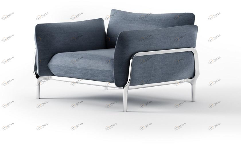 Alias Кресло из ткани с подлокотниками Vina sun-id-1373808