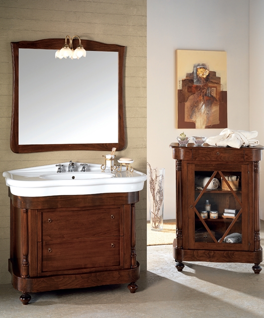 8018 Tifernoit Композиция для ванной в цвете блонд орех Bagno 